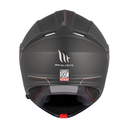 Kask szczękowy MT Helmets GENESIS SV A1 czarny/matowy