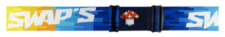 Gogle motocyklowe Cross SWAPS PIXEL niebieskie
