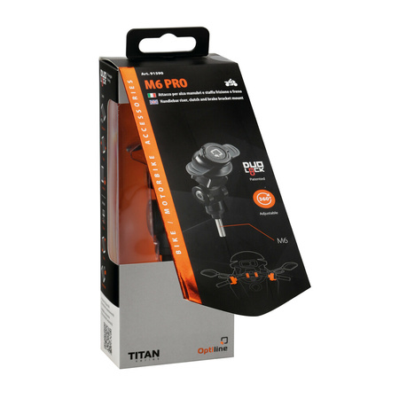Mocowanie na wsporniku kierownicy, wsporniku sprzęgła i hamulca LAMPA Titan Opti M6 Pro