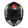 Kask szczękowy MT Helmets Genesis SV Atempo B3 czarny/fluo połysk