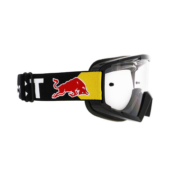 Gogle motocyklowe RED BULL SPECT WHIP-012 przeźroczyste - czarne