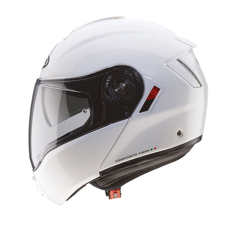 Kask szczękowy CABERG LEVO-X biały/połysk