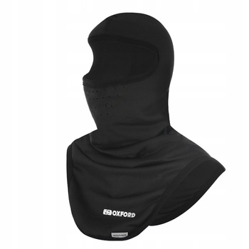 Kominiarka OXFORD Mikrofibra z kołnierzem Balaclava czarna