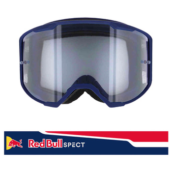 Gogle motocyklowe RED BULL SPECT STRIVE-013 przeźroczyste - niebieskie