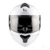 Kask szczękowy MT Helmets GENESIS SV A0 biały/połysk