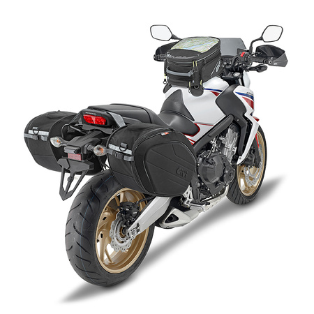 Sakwy motocyklowe GIVI EA100 35/40L czarne