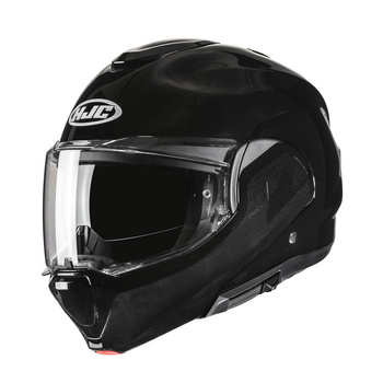 Kask szczękowy HJC F100 Metal Black czarny połysk