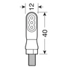 Kierunkowskazy LAMPA Nano LED 12V czarne (para)