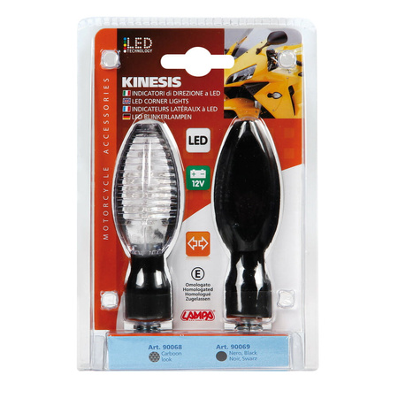 Kierunkowskazy LAMPA KINESIS LED 12V czarne