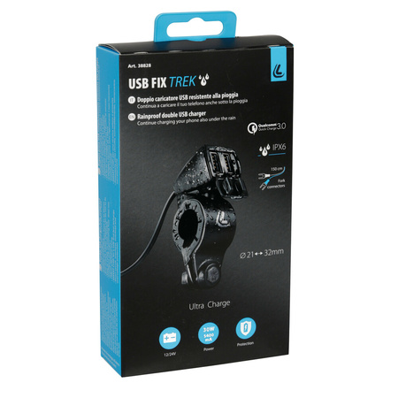 Ładowarka USB do motocykla LAMPA USB-FIX TREK