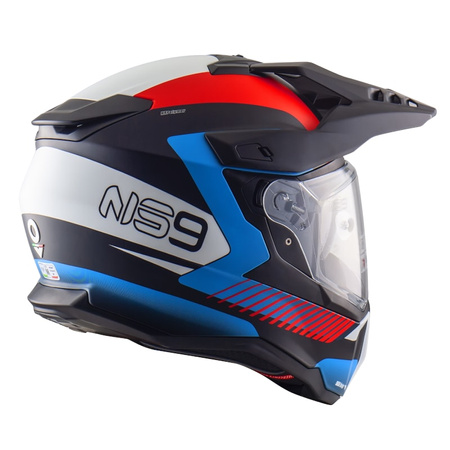 Kask ADV Enduro Dual Sport NS-9 Mirage czarny