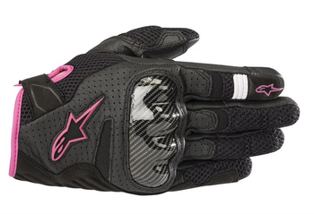 Rękawice turystyczne ALPINESTARS STELLA SMX-1 V2 czarno/fioletowe