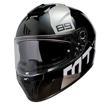 Kask integralny MT Helmets BLADE 2 SV 89 z blendą czarny/szary połysk