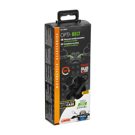 Uniwersalny uchwyt na smartfon na kierownicę LAMPA OPTI BELT